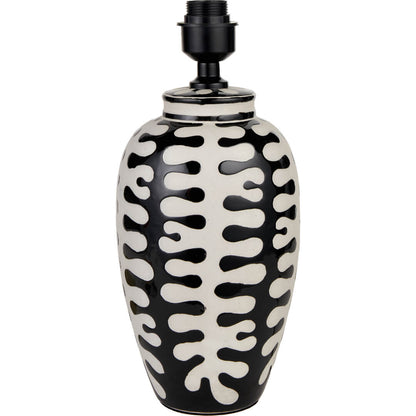 Elkorn Black and White Ceramic Table Lamp