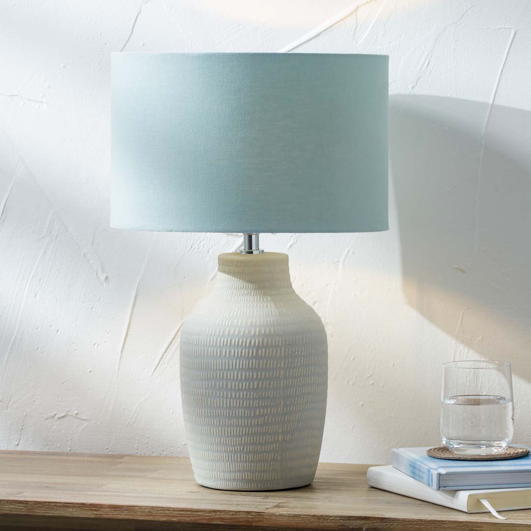 Kai Tall Duck Egg Ceramic Table Lamp