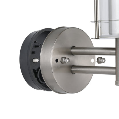Lisio Silver Outdoor Wall Light