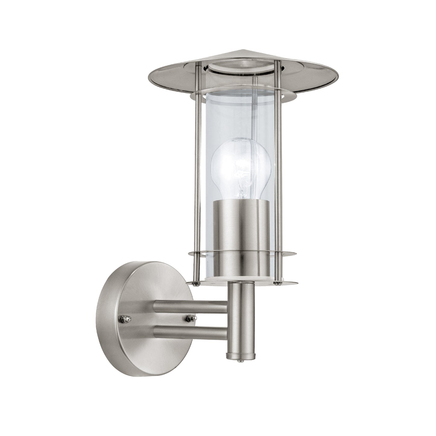 Lisio Silver Outdoor Wall Light