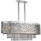 Mica Oval Semi-Flush Ceiling Light