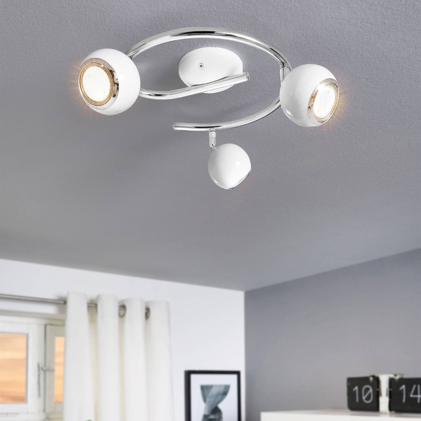 Bimeda 3-Light White LED Spotlight
