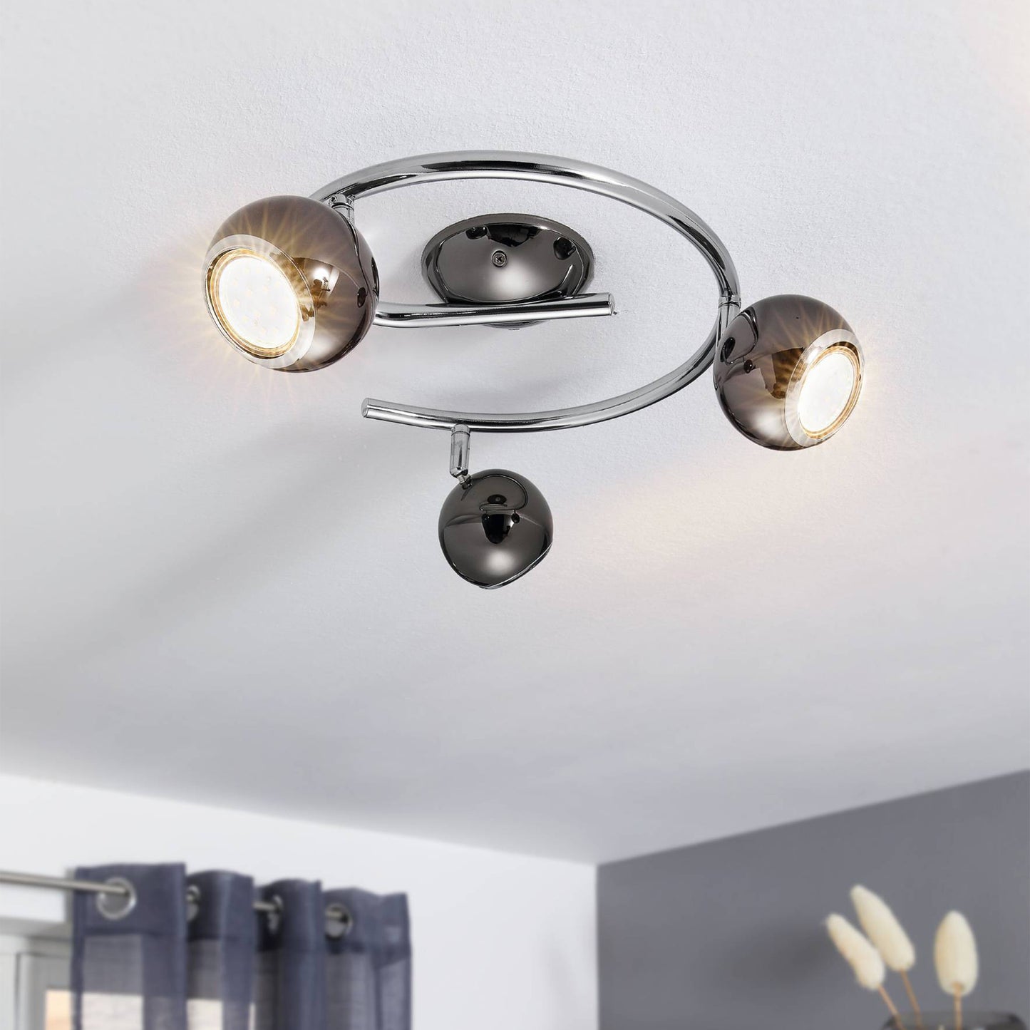 Bimeda 3-Light Grey LED Spotlight