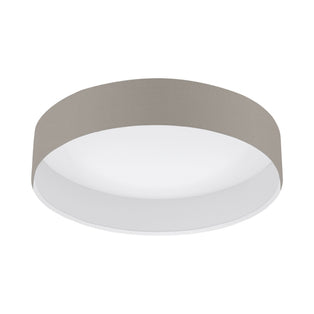 Pasteri 3-Light Taupe LED Flush Ceiling Light