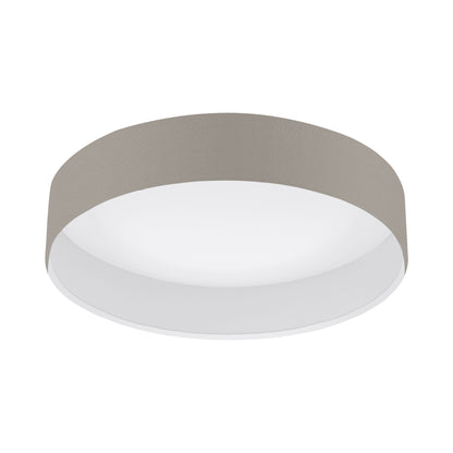 Pasteri 3-Light Taupe LED Flush Ceiling Light