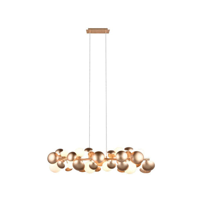 Bubble 10 Light Gold Ceiling Pendant
