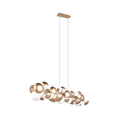Bubble 10 Light Gold Ceiling Pendant