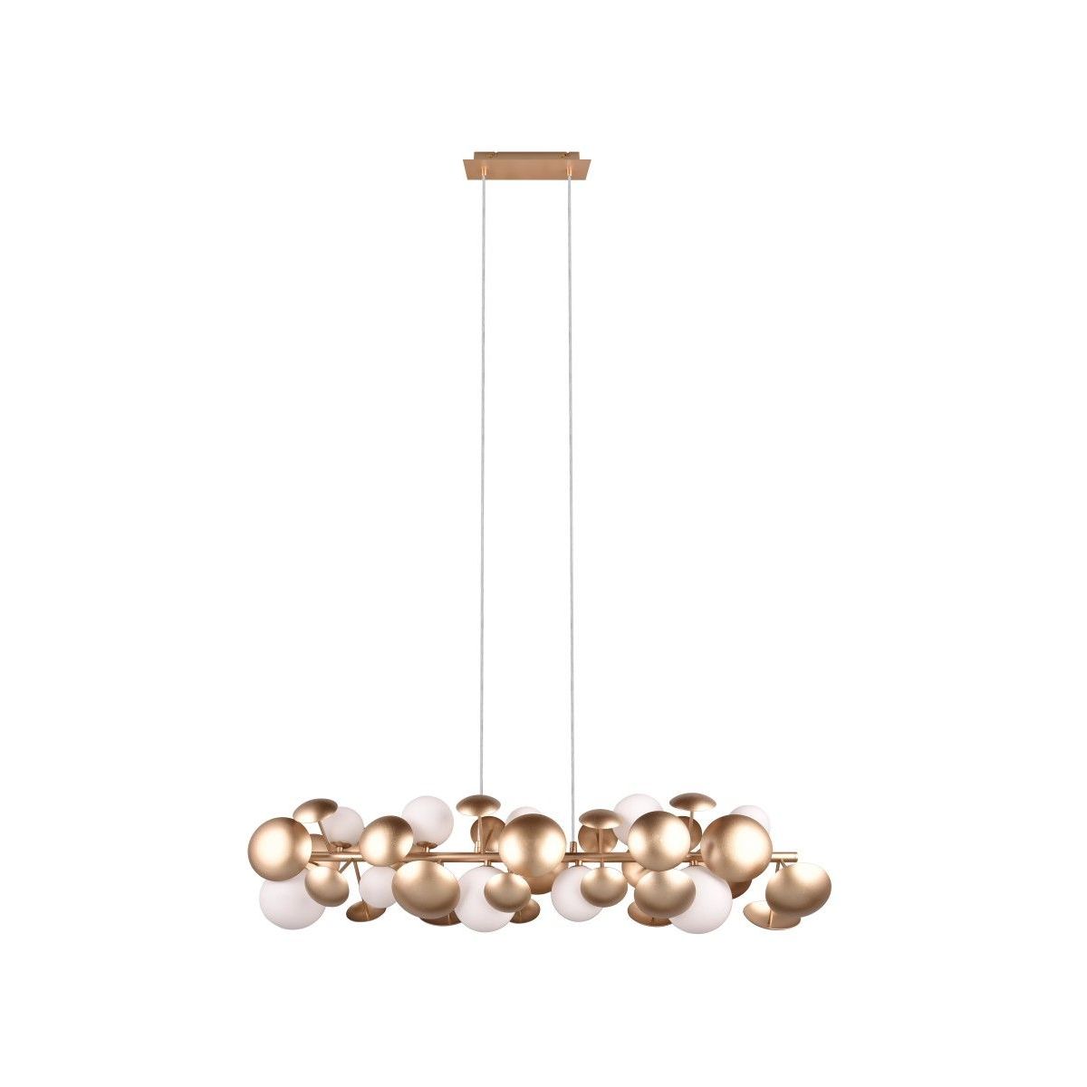 Bubble 10 Light Gold Ceiling Pendant