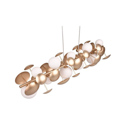 Bubble 10 Light Gold Ceiling Pendant