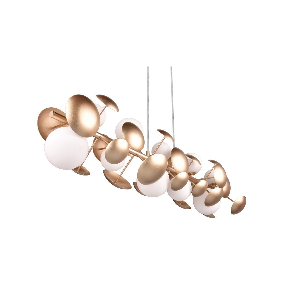 Bubble 10 Light Gold Ceiling Pendant