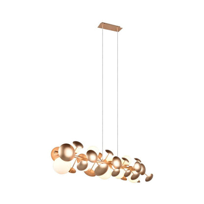 Bubble 10 Light Gold Ceiling Pendant