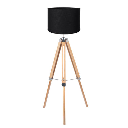 Port Antique Brass Tripod Floor Lamp