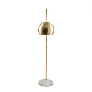 Feliciani Brushed Brass & Marble Floor Lamp