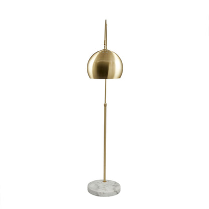 Feliciani Brushed Brass & Marble Floor Lamp