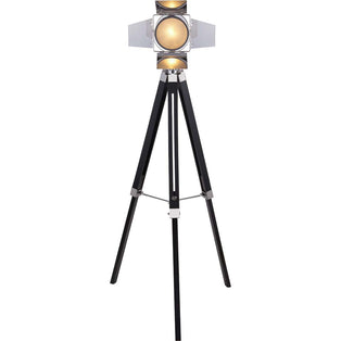 Hereford Silver Tripod Floor Lamp