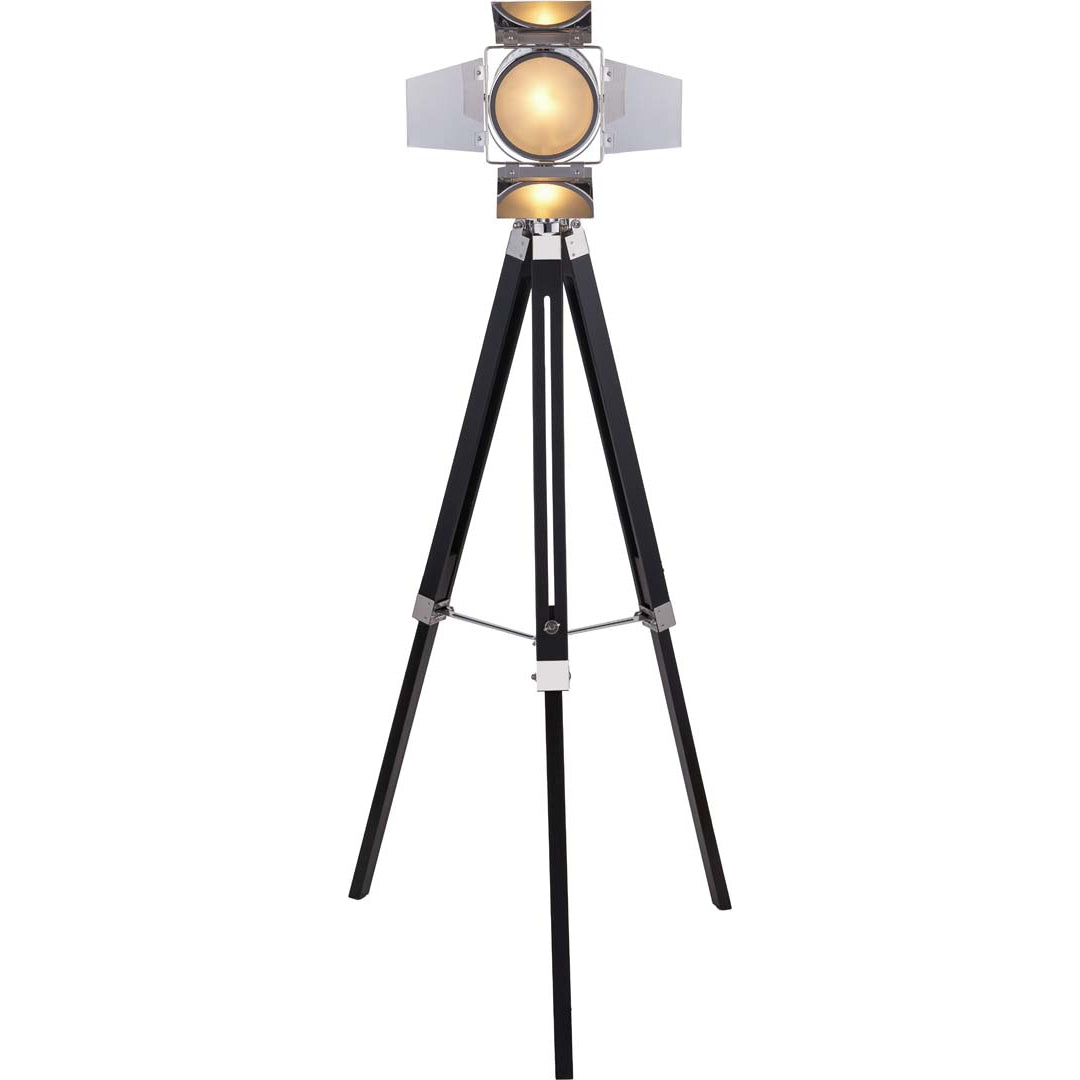 Hereford Silver Tripod Floor Lamp