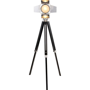 Hereford Silver Tripod Floor Lamp