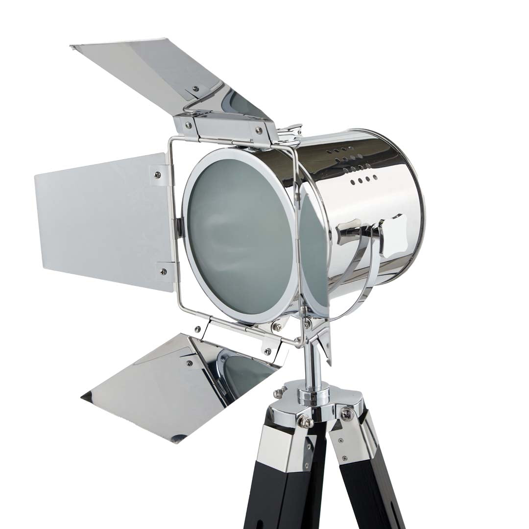 Hereford Silver Tripod Floor Lamp