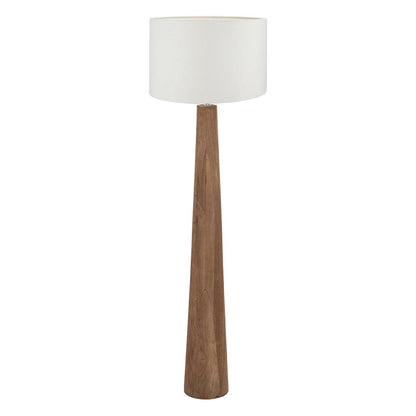 Esha Natural Wood Floor Lamp