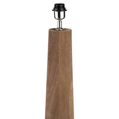 Esha Natural Wood Floor Lamp