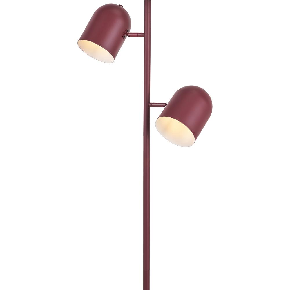 Finn 2-Light Mulberry Floor Lamp