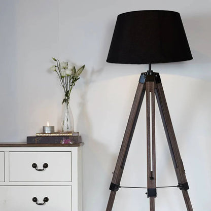 Windsor 143cm Tripod Floor Lamp Black