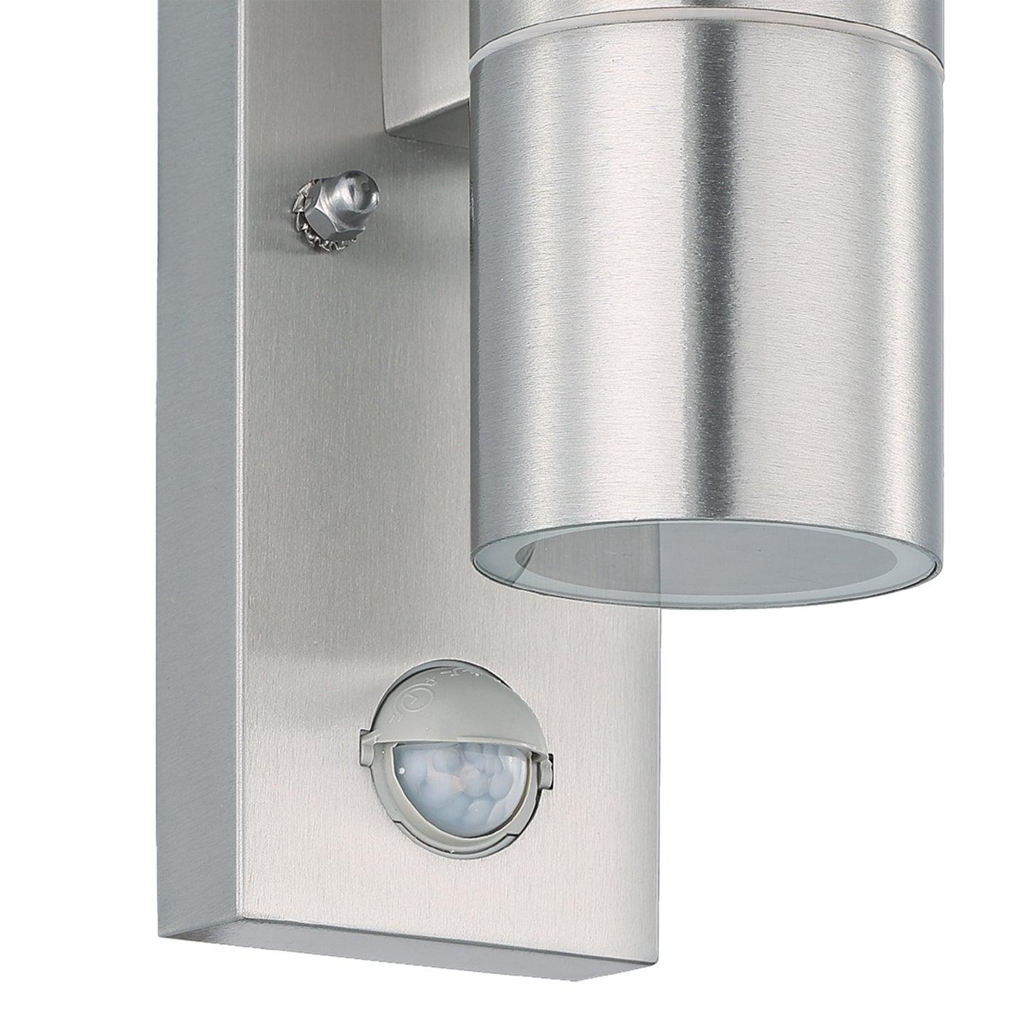 Riga 2-Light Silver LED Outdoor Wall Light