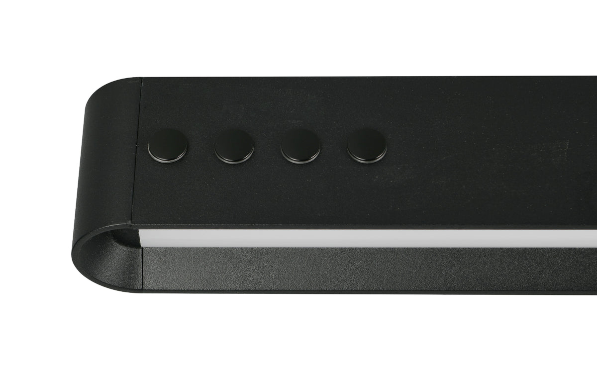 Donegal Matt Black LED Ceiling Pendant