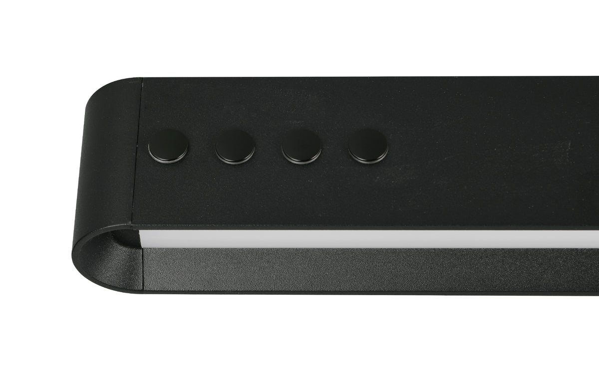 Donegal Matt Black LED Ceiling Pendant