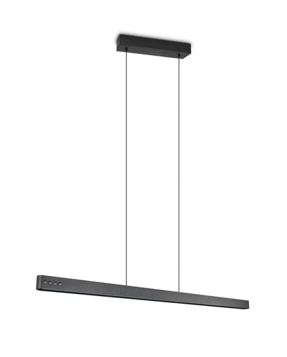 Donegal Matt Black LED Ceiling Pendant