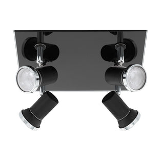 Tamara 4 Light LED IP44 Spotlight Black