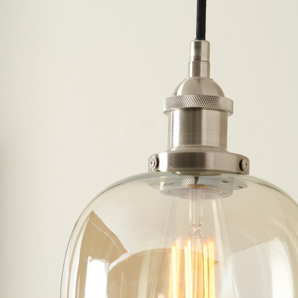 Clio Antique Silver Ceiling Pendant