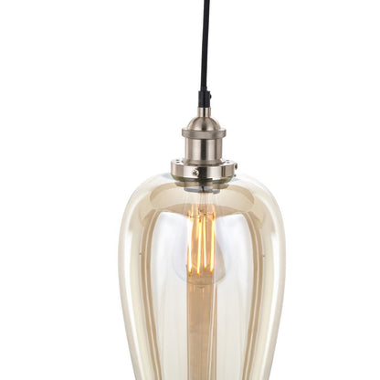 Clio Antique Silver Ceiling Pendant