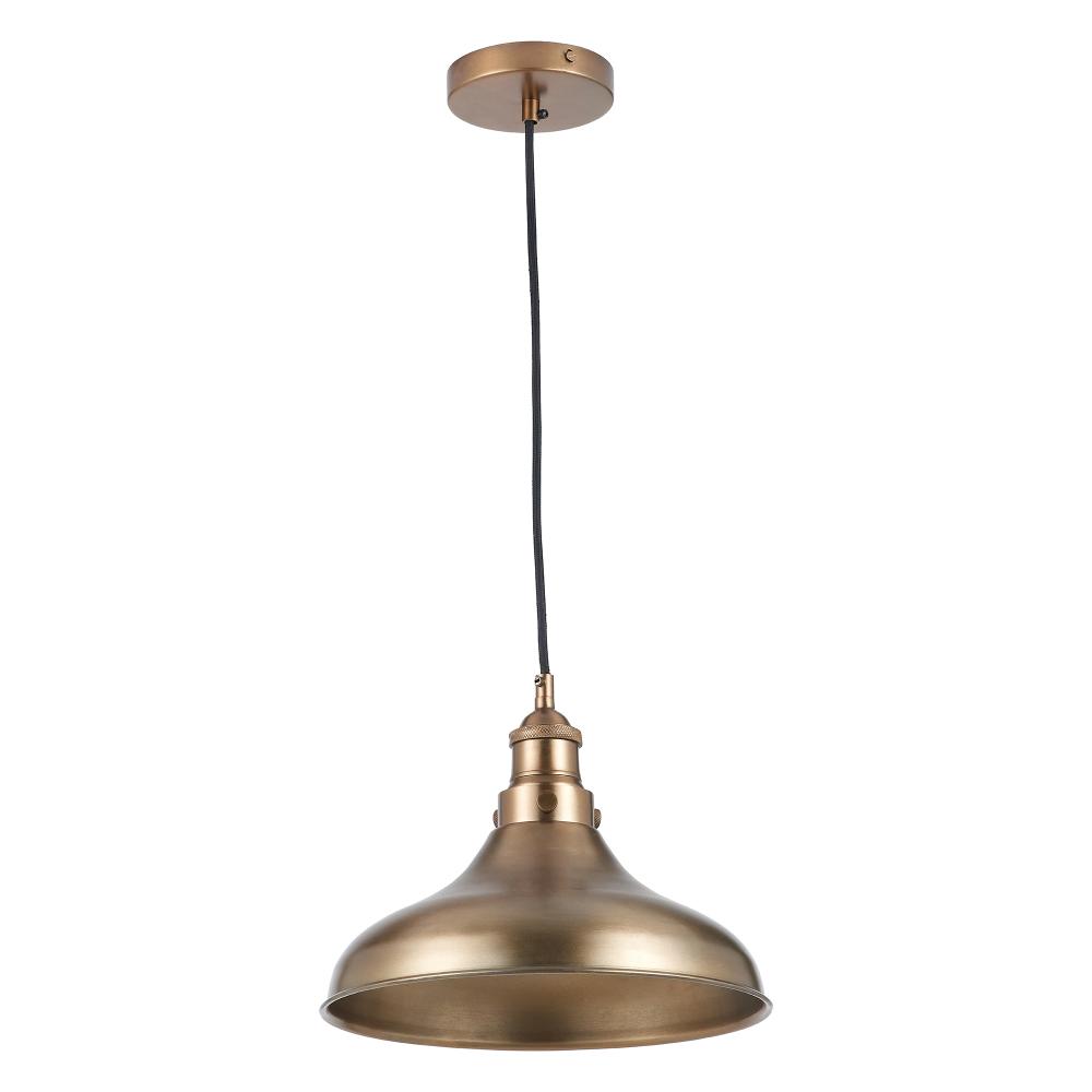 Ellis Antique Brass Ceiling Pendant
