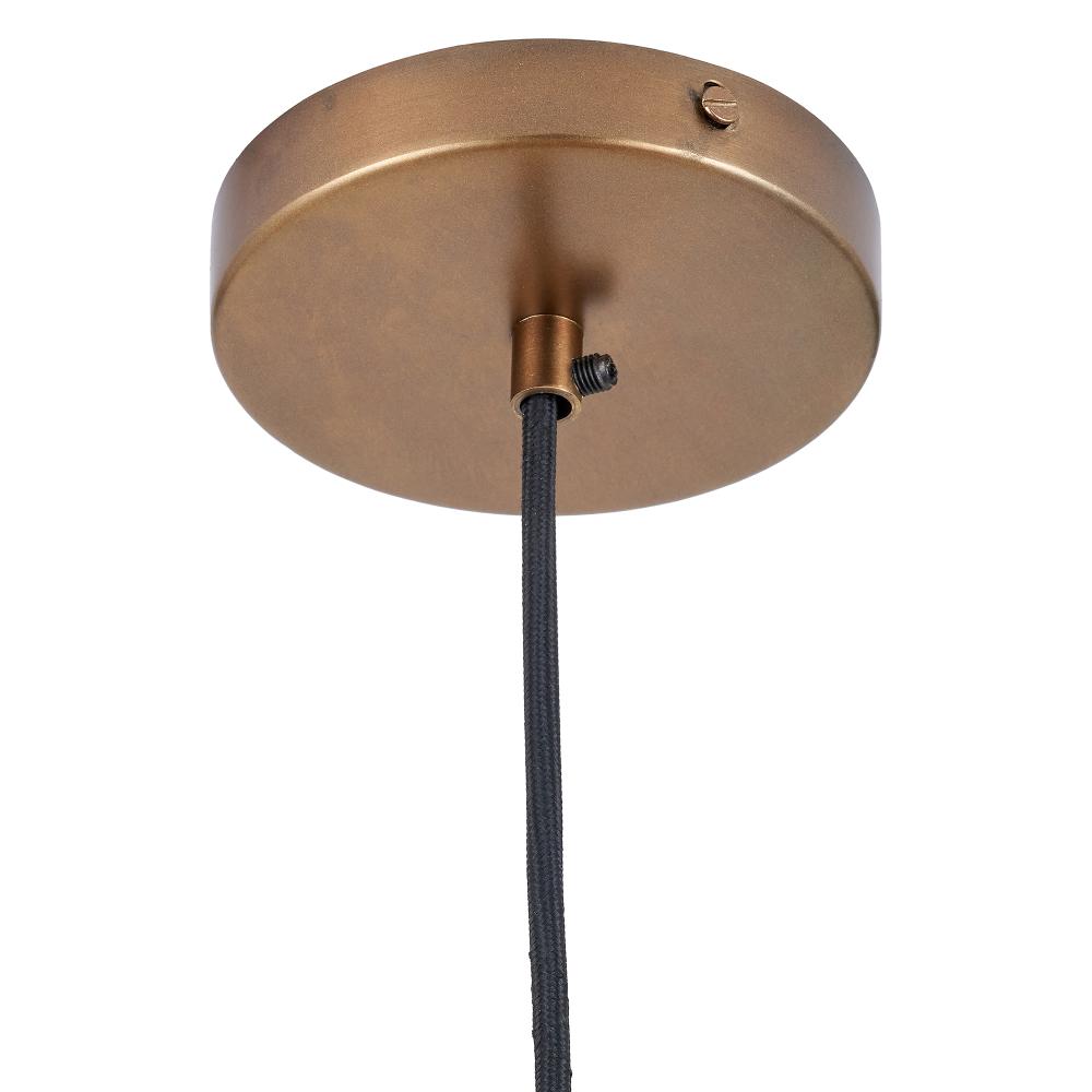 Ellis Antique Brass Ceiling Pendant
