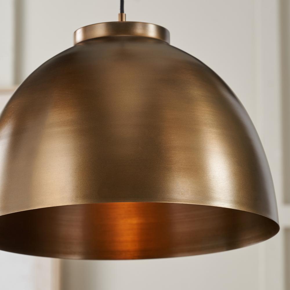 Harlem Antique Brass Ceiling Pendant