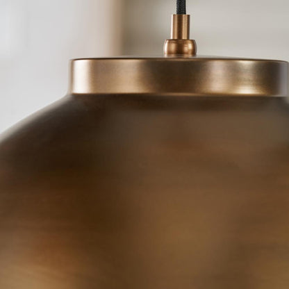 Harlem Antique Brass Ceiling Pendant