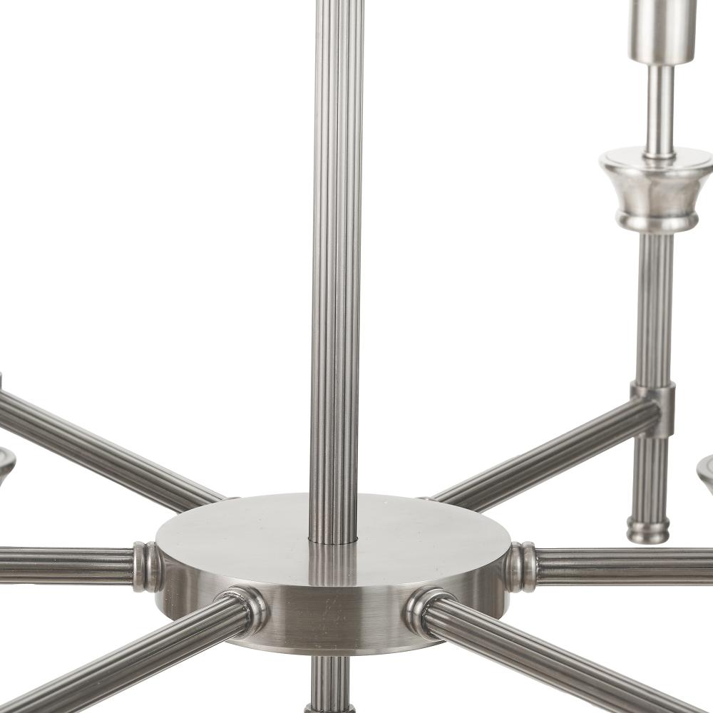 Salvatore 6-Light Antique Silver Chandelier