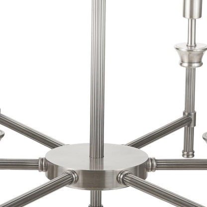 Salvatore 6-Light Antique Silver Chandelier