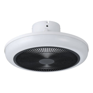 Sayulita White & Black LED Ceiling Fan Light