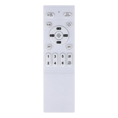 Sayulita White & Black LED Ceiling Fan Light