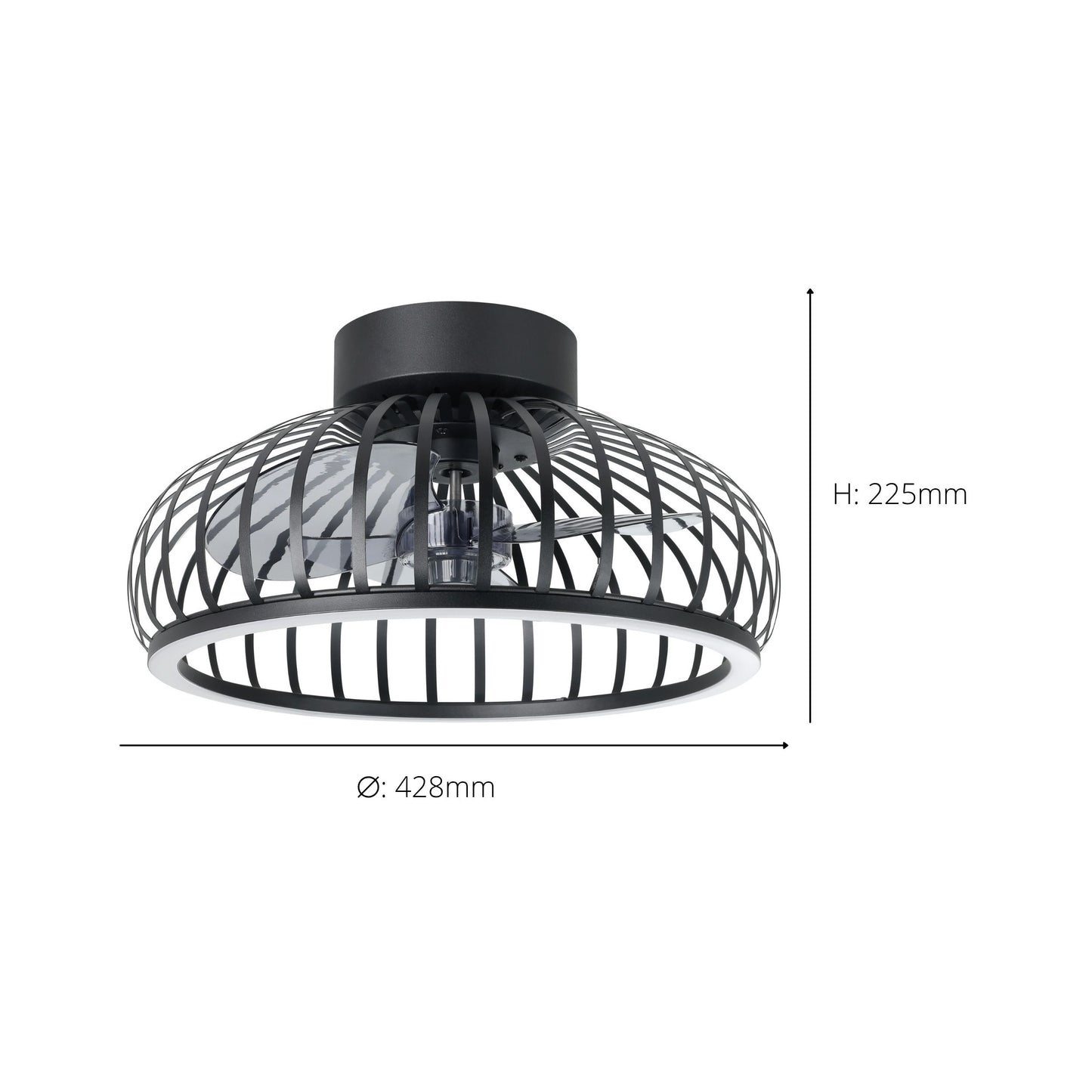 Mogano Black Ceiling Fan