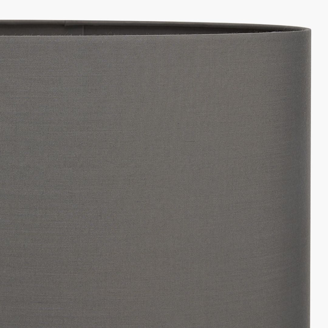 Mia 35cm Grey Oval Shade