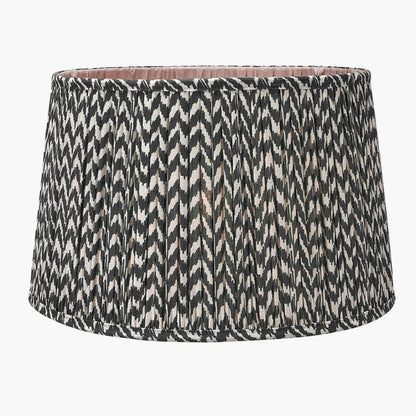 Vienna 40cm Black & White Chevron Shade