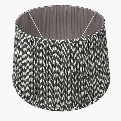 Vienna 40cm Black & White Chevron Shade
