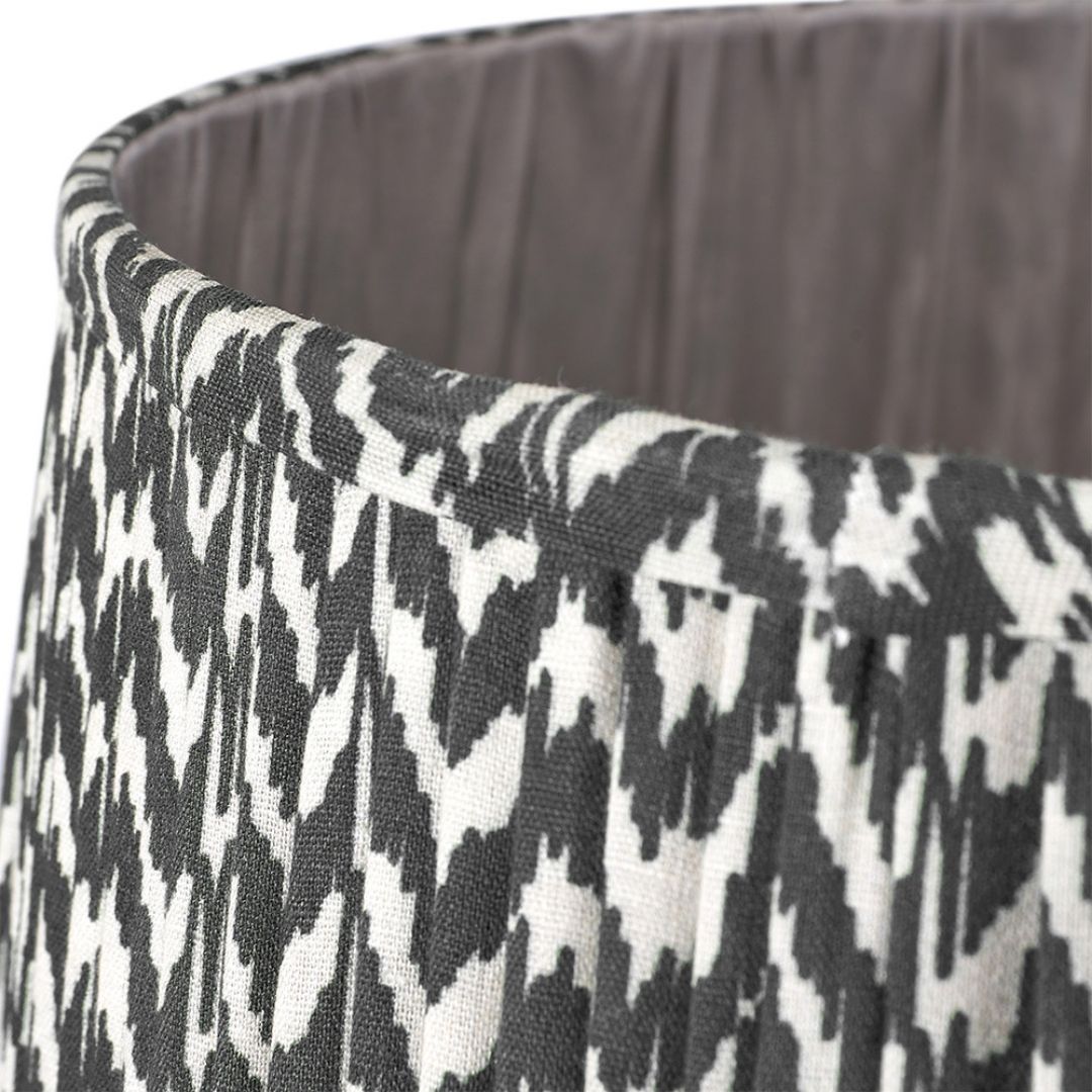 Vienna 45cm Black & White Chevron Shade