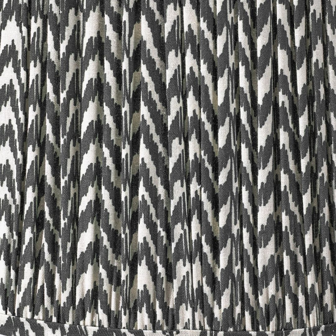 Vienna 40cm Black & White Chevron Shade