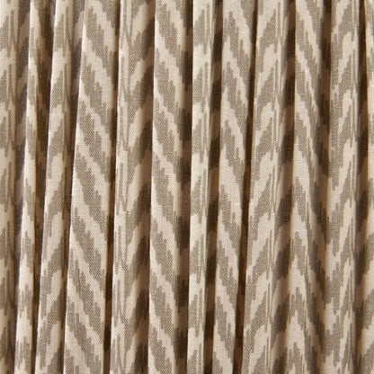 Vienna 30cm Taupe Chevron Pleated Shade