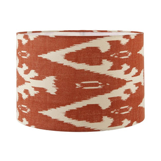Lars 35cm Cinnamon Ikat Drum Shade