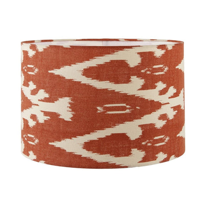 Lars 30cm Cinnamon Ikat Drum Shade
